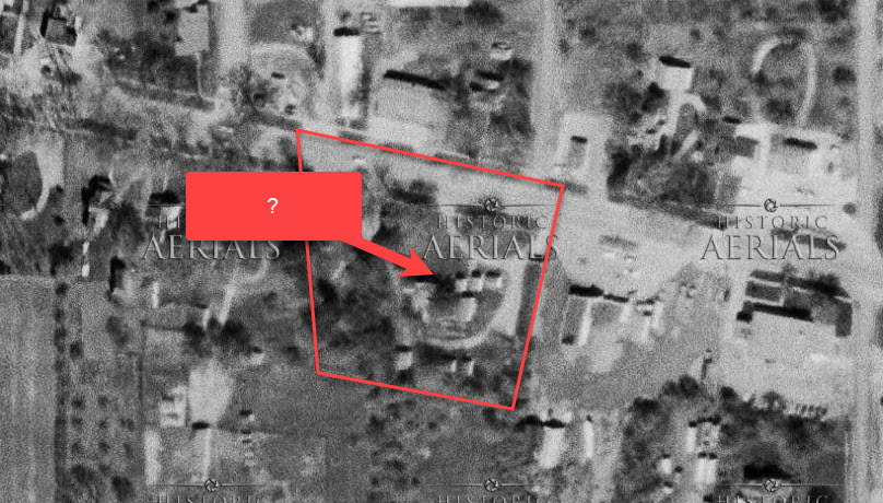 Crescent Drive Court (Crescent Motor Motel) - 1958 Aerial (newer photo)